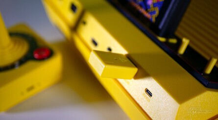 The wireless CX-40+ also has a Pac-Man theme to it. Other colours, based on the four ghosts, are available as well